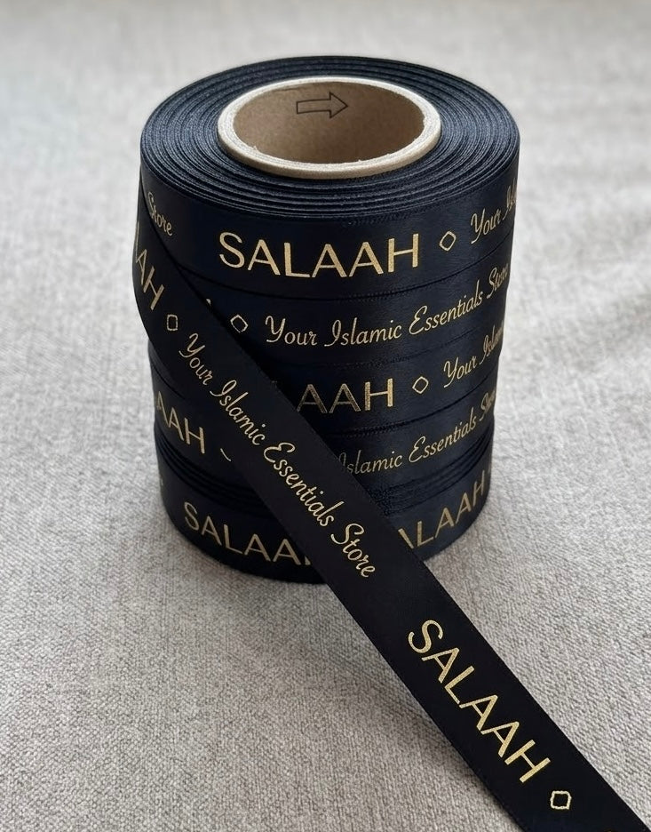 Branded Ribbon for Gift Packaging
