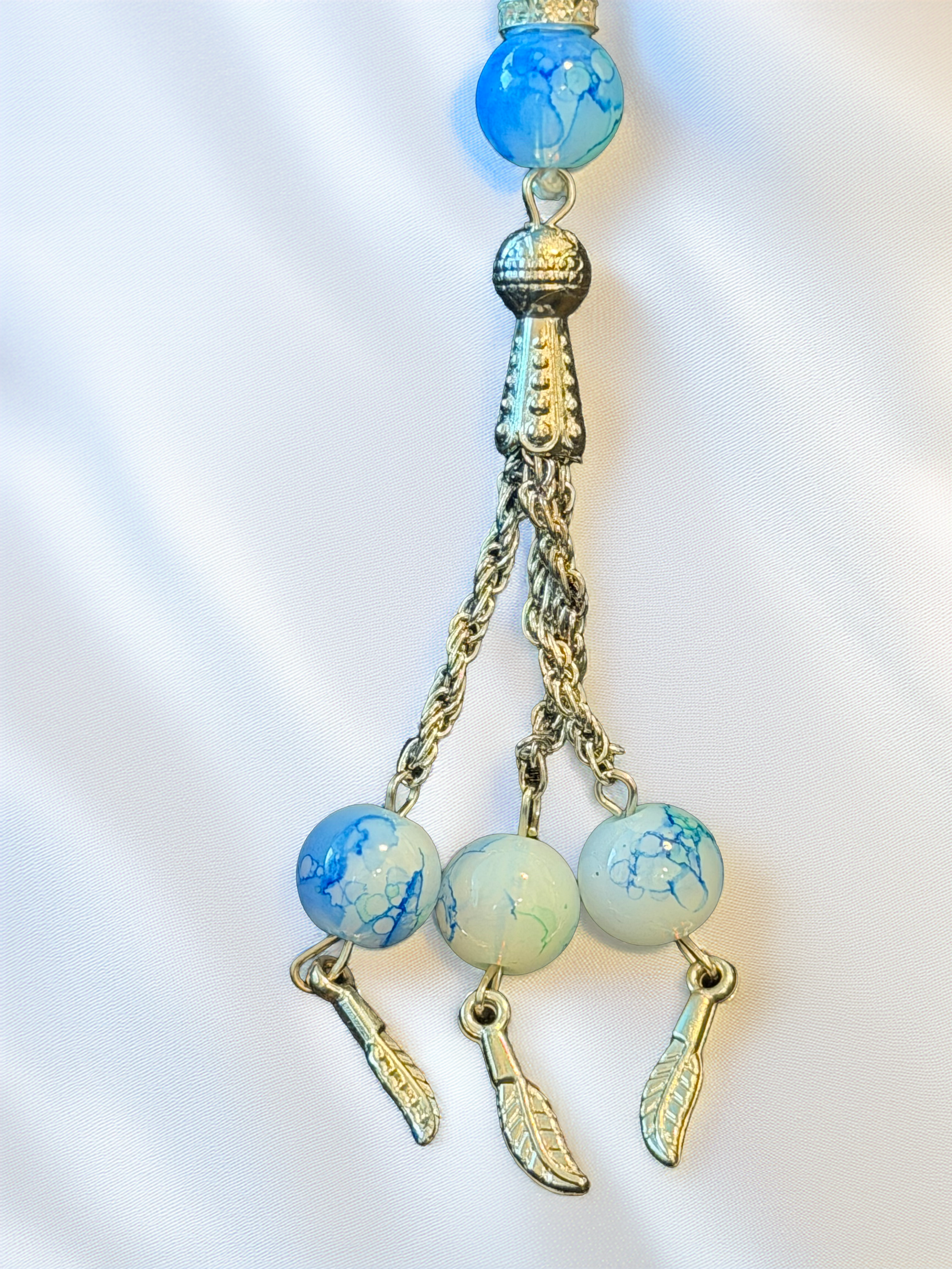 THE OASIS TASBIH - Celestial Blue Prayer Beads